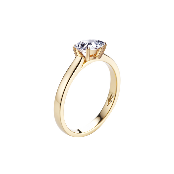 The Willow Marquise — East/West Solitaire